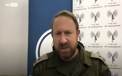 Guerra Medioriente, Portavoce IDF a Sky TG24: "Non pensiamo a tregua"
