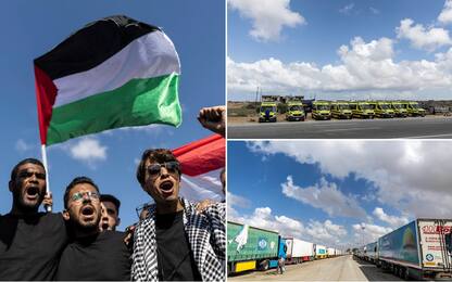 Guerra Israele-Hamas, Egitto apre valico di Rafah per gli aiuti a Gaza