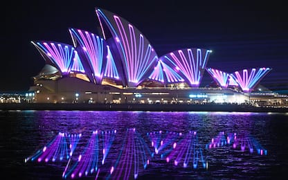 Australia, Sydney Opera House: spettacolo di laser celebra i 50 anni