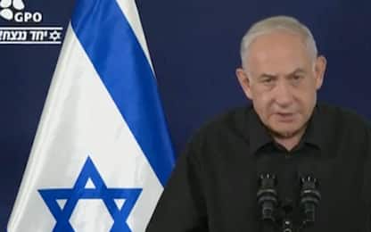 Netanyahu: "Obiettivo Hamas è distruggere il nostro futuro"