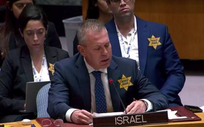 Ambasciatore israeliano indossa la stella di David all'Onu. VIDEO