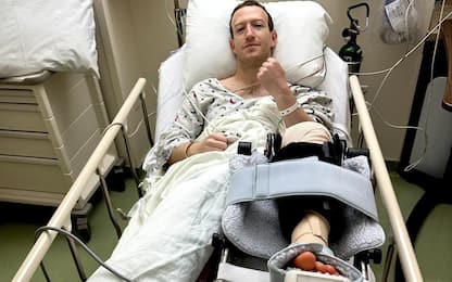 Mark Zuckerberg ricoverato in ospedale, si è rotto un legamento