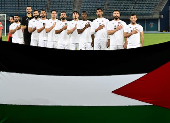 The Palestinian national team tries to qualify for the World Cup