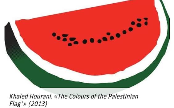 War in Israel, because the watermelon on social media has become the symbol of Palestine