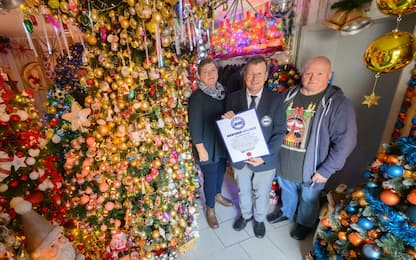 Germania, coppia addobba 555 alberi di Natale: è record del mondo