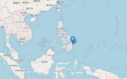 Terremoto Filippine, nuova scossa di magnitudo 6.9