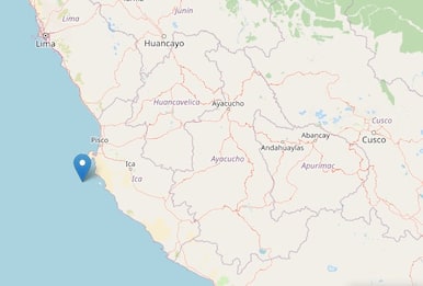 Perù, terremoto di magnitudo 5.9 vicino alle coste