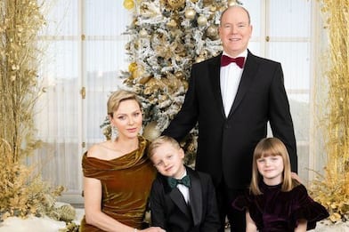 Alberto e Charlène di Monaco, la cartolina di Natale con i figli