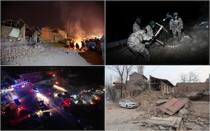 Terremoto Cina, scossa di 6.2 nel Gansu: almeno 130 morti. FOTO