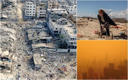Le foto simbolo del 2023, dalla guerra a Gaza al naufragio di Cutro 