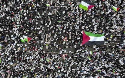 Giornata di proteste pro-palestinesi: da Londra all'Indonesia. FOTO