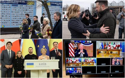 Meloni a Kiev per G7: "Con Ucraina accordo decennale su sicurezza"