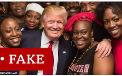 Bbc: fan di Trump creano foto false del tycoon con afroamericani