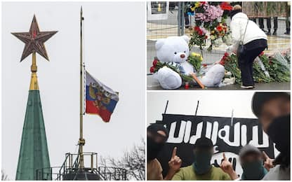 Attentato Mosca, lutto nazionale in Russia. Isis diffonde nuovi video