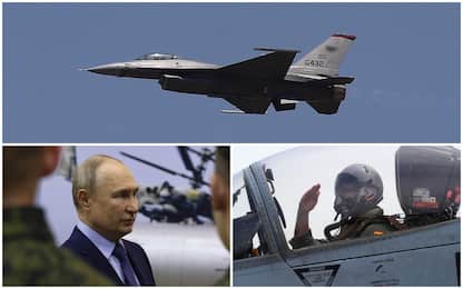 F-16 all'Ucraina, Putin minaccia la Nato: ecco cosa può succedere
