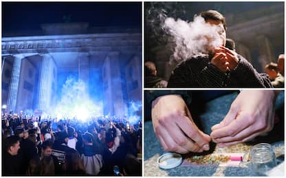 La Germania legalizza la cannabis: festa alla Porta di Brandeburgo