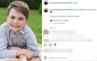 Il principe Louis compie 6 anni, la nuova foto di mamma Kate Middleton