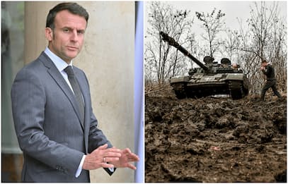 Ucraina, Macron minaccia Mosca: invio di truppe se sfonda il fronte