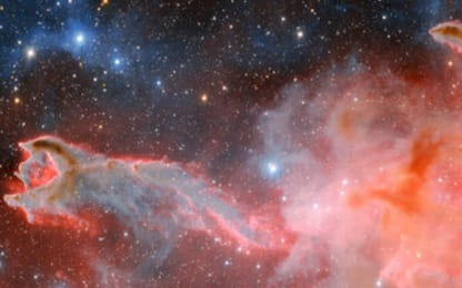 La fotografia della "mano di Dio" dalla nebulosa di Gum