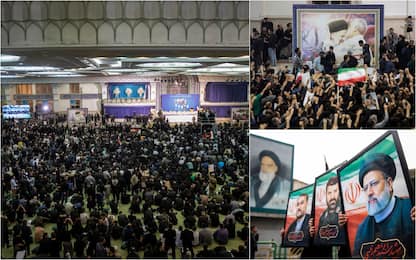 Teheran, migliaia di persone alla cerimonia funebre per Raisi. FOTO