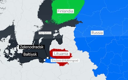 Russia rivede confini marittimi con Lituania e Finlandia, Mosca nega