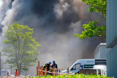 Vasto incendio al colosso farmaceutico Novo Nordisk a Copenhagen