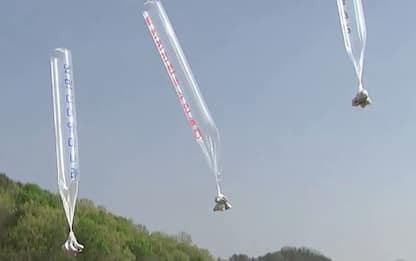 Corea del Nord, spazzatura verso il Sud con palloncini aerostatici