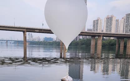 Corea del Nord lancia altri 310 palloncini di spazzatura sul Sud