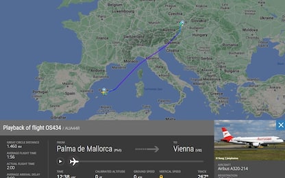 Volo Palma-Vienna colpito da una tempesta di grandine