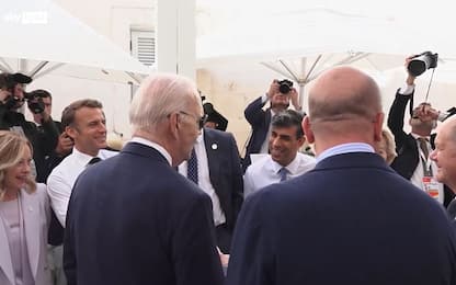 G7 Puglia, i leader cantano "Happy Birthday" a Scholz. VIDEO