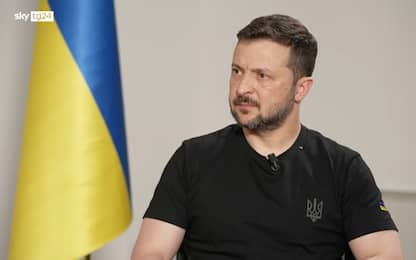 Zelensky a Sky TG24: "Da Putin ultimatum, è nuovo nazismo"