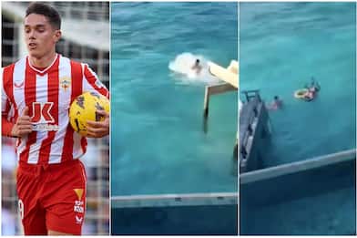 Il calciatore Arribas salva coppia che rischia di annegare. VIDEO