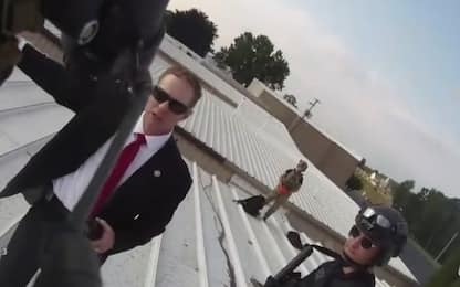 Attentato Trump, video da bodycam di un agente dopo ucccisione Crooks