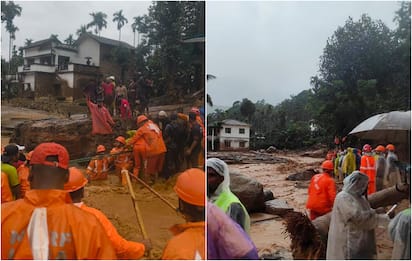 Frane nel sud dell'India, decine di morti in Kerala