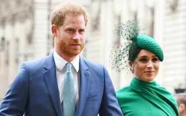 March 9, 2020, London, England, United Kingdom: 3/9/20.Prince Harry The Duke of Sussex and Meghan The Duchess of Sussex attend the Commonwealth Day Service on March 9, 2020 at Westminster Abbey..(London, England, UK  (Credit Image: © Starmax/Newscom via ZUMA Press)