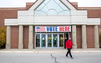 The site of early voting at an old Carson's department store in Columbus, Monday, Oct. 26, 2020. The mid-sized Indiana city is the hometown of Vice President Mike Pence and tends to vote conservatively during elections.

08 Columbusvoting Rs (Photo by Robert Scheer/IndyStar/USA Today Network/Sipa USA)