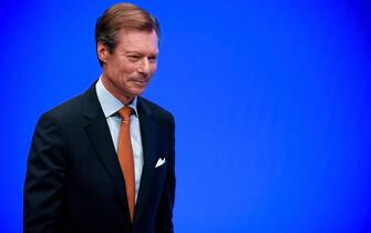 epa07711661 The Grand Duke Henri of Luxembourg leaves the podium after his speech during the 4th annual meeting of the Asian Infrastructure Investment Bank (AIIB) at the European Convention Centre in Luxembourg, 12 July 2019. The theme of the 2019 annual meeting is cooperation and connectivity in recognition of the economic and social benefits to be realized through better connectivity within and between countries and regions, including Europe and Asia. The dialogue will focus on how cooperation and strategic investments in sustainable infrastructure can contribute to deeper integration and stronger economic growth via enhanced and strengthened connectivity.  EPA/SASCHA STEINBACH