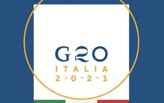 Logo G20 Italia 2021 "#G20Italy will host G20 Leaders' Summit in Rome on 30-31 Oct. Ahead of it, institutional meetings (Working Groups, Ministerial Meetings) and special events will take place over the course of 2021 under the Italian Presidency. Explore the calendar", si legge sul profilo Twitter Italy UN New York, 20 aprile 2021. ANSA / Immagine tratta dal profilo Twitter Italy UN New York +++ATTENZIONE LA FOTO NON PUO' ESSERE PUBBLICATA O RIPRODOTTA SENZA L'AUTORIZZAZIONE DELLA FONTE DI ORIGINE CUI SI RINVIA+++ +++NO SALES; NO ARCHIVE; EDITORIAL USE ONLY+++