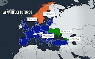 La grafica sul futuro della Nato