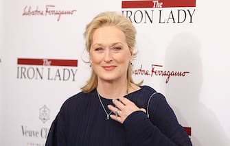 NEW YORK, NY - DECEMBER 13:  Actress Meryl Streep attends the "The Iron Lady" New York premiere at the Ziegfeld Theater on December 13, 2011 in New York City.  (Photo by Jim Spellman/WireImage)