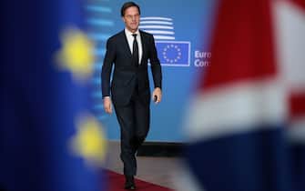 BRUSSELS, BELGIUM - DECEMBER 13: Netherlands' Prime Minister Mark Rutte arrives at the European Council for the start of the two day EU summit on December 13, 2018 in Brussels, Belgium. Mrs May yesterday won a vote of confidence in her leadership among her own MPs 200 to 117. Attending the summit she will attempt to secure greater assurances on the temporary nature of the Irish Backstop, in turn hoping to persuade MPs to vote her Brexit Deal through Parliament in the coming weeks. (Photo by Dan Kitwood/Getty Images)