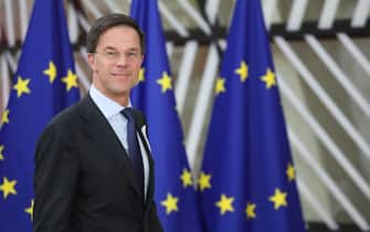 Netherland's Prime minister Mark Rutte arrives on the first day of a summit of European Union (EU) leaders at the EU headquarters in Brussels, on March 22, 2018. / AFP PHOTO / ludovic MARIN        (Photo credit should read LUDOVIC MARIN/AFP via Getty Images)