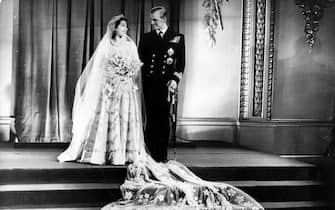 Queen Elizabeth, the images of the marriage with Prince Philip.  PHOTO