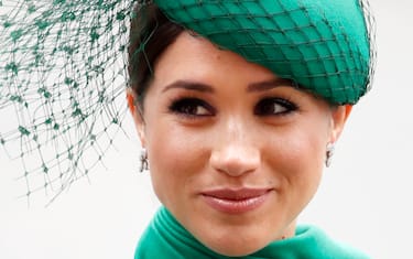LONDON, UNITED KINGDOM - MARCH 09: (EMBARGOED FOR PUBLICATION IN UK NEWSPAPERS UNTIL 24 HOURS AFTER CREATE DATE AND TIME) Meghan, Duchess of Sussex attends the Commonwealth Day Service 2020 at Westminster Abbey on March 9, 2020 in London, England. The Commonwealth represents 2.4 billion people and 54 countries, working in collaboration towards shared economic, environmental, social and democratic goals. (Photo by Max Mumby/Indigo/Getty Images)