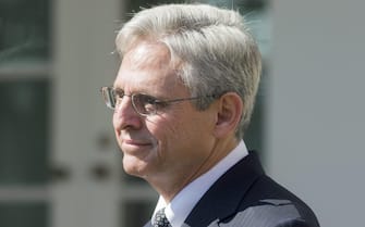 epa05214632 Nominee to the United States Supreme Court Merrick Garland, Chief Judge of the US Court of Appeals, DC Circuit, attends a press announcement by US President Obama in the Rose Garden of the White House in Washington, DC, USA, 16 March 2016. Obama nominated Judge Garland to fill the vacancy created by the death of Associate Justice Antonin Scalia. Republican leadership in the Senate has stated they will not consider any person nominated by Obama.  EPA/MICHAEL REYNOLDS