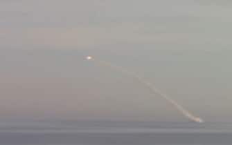 - Ukraine, Ukraine -20220429-

VIDEO AVAILABLE: CONTACT INFO@COVERMG.COM

This video, published by Russia’s Ministry of Defence on Friday (29April2022) shows the launch of Kalibr missiles at Ukrainian targets from a submarine in Russia’s Black Sea Fleet. 
They wrote on Telegram: “The crew of a diesel-electric submarine of the Black Sea Fleet has launched a salvo of Kalibr cruise missiles from the Black Sea against the military infrastructure of the Ukrainian Armed Forces.”

-PICTURED: General View (Russian Submarine Fires Kalibr Missile At Ukrainian Targets)
-PHOTO by: Ministry of Defence of the Russian Federation/Cover Images/INSTARimages.com
-51469553.jpg

This is an editorial, rights-managed image. Please contact Instar Images LLC for licensing fee and rights information at sales@instarimages.com or call +1 212 414 0207 This image may not be published in any way that is, or might be deemed to be, defamatory, libelous, pornographic, or obscene. Please consult our sales department for any clarification needed prior to publication and use. Instar Images LLC reserves the right to pursue unauthorized users of this material. If you are in violation of our intellectual property rights or copyright you may be liable for damages, loss of income, any profits you derive from the unauthorized use of this material and, where appropriate, the cost of collection and/or any statutory damages awarded