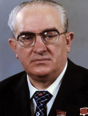 Yuri Vladimirovich Andropov 1914 aEi 9 February 1984)Soviet politician and the General Secretary of the Communist Party of the Soviet Union from 12 November 1982 until his death fifteen months later, on 9 February 1984. (Photo by: Photo12/Universal Images Group via Getty Images)