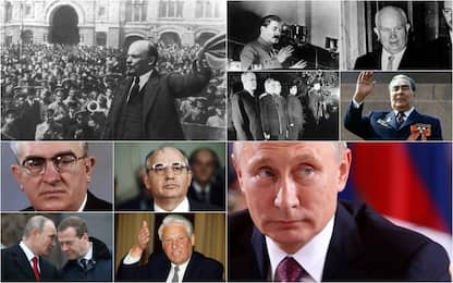 Da Lenin a Putin passando per Gorbaciov: i leader di Urss e Russia