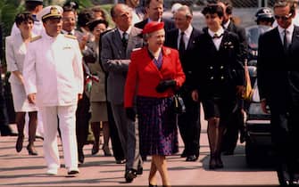 Arrivée de la reine Elizabeth II et du prince Philip. (Photo by Alberto Pizzoli/Sygma/Sygma via Getty Images)