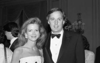 643934936 Couple Blaine Trump and Robert Trump attend the PEN American awards dinner at the Pierre Hotel in May 1988 in New York, New York. (Photo by Tom Gates/Getty Images)